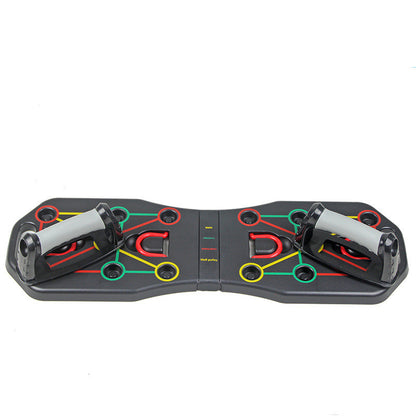 Multifunktionales Push-up Board mit Widerstandsbändern - Komplettes Fitness-Set für Zuhause & Unterwegs